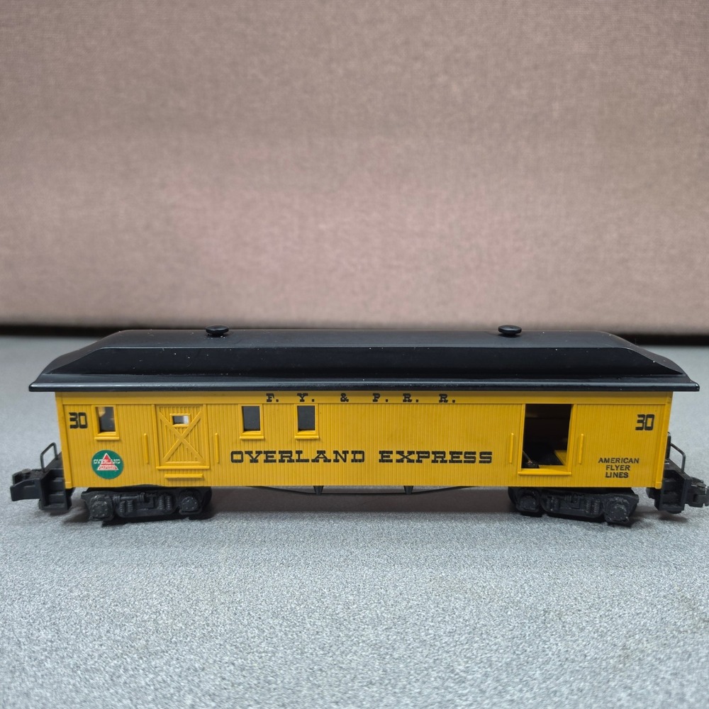 American Flyer Overland Express Combine Car‎ No 30 Yellow FY&PRR Railcar